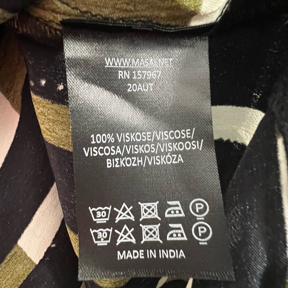 Masai Copenhagen Gravis‎ Tunic, olive and black size L - Picture 5 of 7
